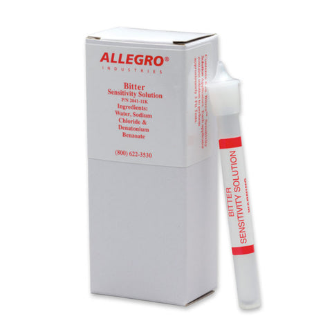 Clearance - Allegro Industries, Bitter (Denatonium Benzoate) Replacement Sensitivity Solutions, Box of 6