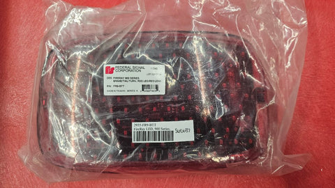 Clearance - Federal Signal, FireRay LED 900 Series, Brake/Tail/Turn Red LED-Red Lens, 7" x 9"