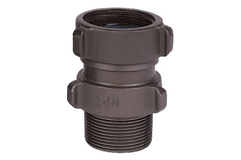 2" Female NPSH x 2" Male NPT, Swivel, Rocker Lug, Red Head Brass