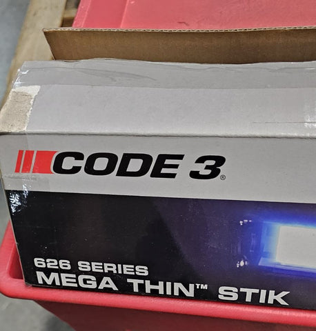 Clearance - Code 3, Megathin Stick 26.5", RED/BLUE