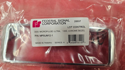 Clearance - Feder Signal, Micropulse Ultra 1200 Chrome Bezel