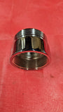 Clearance - Tank Fill Adapter, 1.5" Female NPT x 1.5" Male NH, Chrome, Red Head Brass