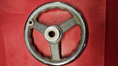 Clearance - Chrome Handwheel, 8" with 5/8" shaft
