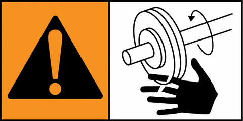 Decal - Finger Pinching 1"X0.5"