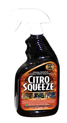CITROSQUEEZE, TURNOUT/PPE CLEANER (32 oz Spray Bottle)