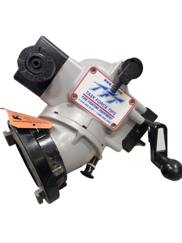 CLEARANCE - Task Force Tips, 5"  Storz Rigid Street-Side x 6" NHF Swivel Truck-Side Jumbo Low-Profile Intake Valve, with Front Right Crank Controls, with Pressure Relief Valve