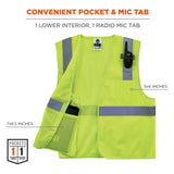 Mesh Hi-Vis Safety Vest /Hook + Loop, Economy