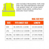 Mesh Hi-Vis Safety Vest /Hook + Loop, Economy