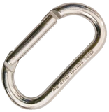 Classic Oval Aluminum Carabiner, Non-Locking