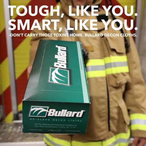 Bullard On-Scene Decon Cloths - Case (12 Boxes per Case, 20 Individual Packets per Box)